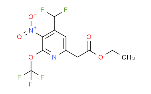 AM145511 | 1805218-32-9 | Ethyl 4-(difluoromethyl)-3-nitro-2-(trifluoromethoxy)pyridine-6-acetate