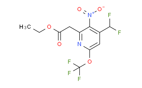 AM145513 | 1806758-10-0 | Ethyl 4-(difluoromethyl)-3-nitro-6-(trifluoromethoxy)pyridine-2-acetate