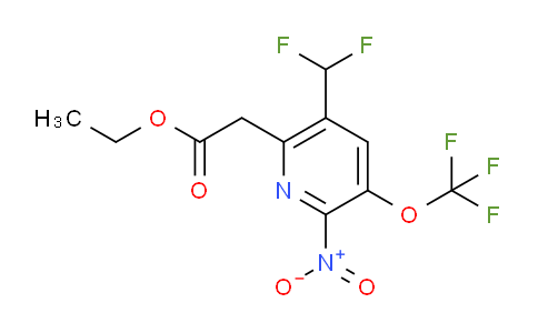 AM145514 | 1806060-09-2 | Ethyl 5-(difluoromethyl)-2-nitro-3-(trifluoromethoxy)pyridine-6-acetate