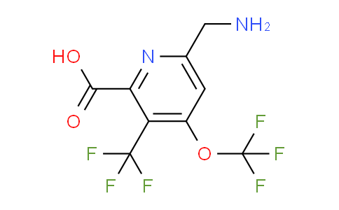 6-(Aminomethyl)-4-(trifluoromethoxy)-3-(trifluoromethyl)pyridine-2-carboxylic acid