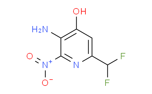 3-Amino-6-(difluoromethyl)-4-hydroxy-2-nitropyridine