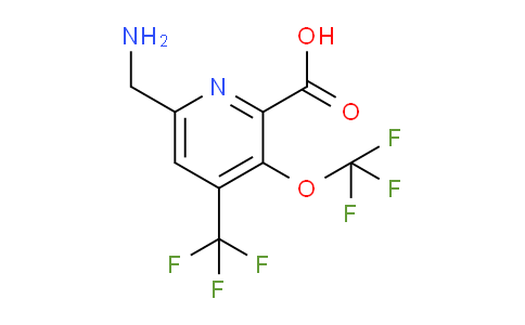 6-(Aminomethyl)-3-(trifluoromethoxy)-4-(trifluoromethyl)pyridine-2-carboxylic acid