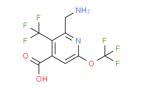 AM145533 | 1805161-38-9 | 2-(Aminomethyl)-6-(trifluoromethoxy)-3-(trifluoromethyl)pyridine-4-carboxylic acid