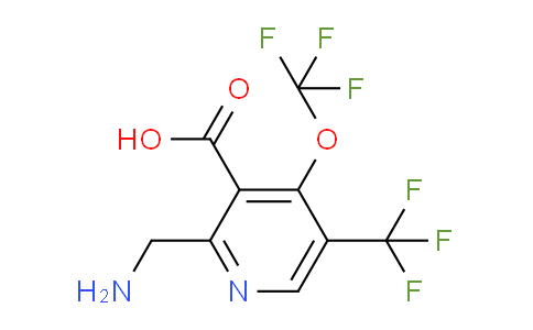 AM145537 | 1805093-77-9 | 2-(Aminomethyl)-4-(trifluoromethoxy)-5-(trifluoromethyl)pyridine-3-carboxylic acid
