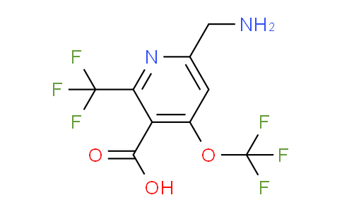 AM145539 | 1805293-96-2 | 6-(Aminomethyl)-4-(trifluoromethoxy)-2-(trifluoromethyl)pyridine-3-carboxylic acid