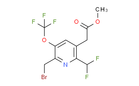 AM145541 | 1804669-12-2 | Methyl 2-(bromomethyl)-6-(difluoromethyl)-3-(trifluoromethoxy)pyridine-5-acetate