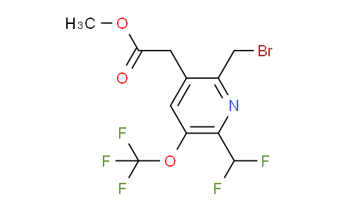 AM145542 | 1805024-35-4 | Methyl 2-(bromomethyl)-6-(difluoromethyl)-5-(trifluoromethoxy)pyridine-3-acetate