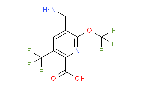 AM145543 | 1804852-31-0 | 3-(Aminomethyl)-2-(trifluoromethoxy)-5-(trifluoromethyl)pyridine-6-carboxylic acid
