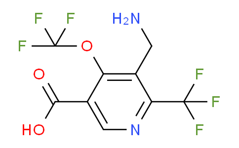 AM145544 | 1806167-83-8 | 3-(Aminomethyl)-4-(trifluoromethoxy)-2-(trifluoromethyl)pyridine-5-carboxylic acid