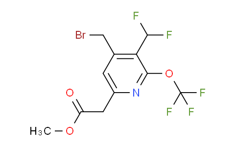 AM145546 | 1806783-82-3 | Methyl 4-(bromomethyl)-3-(difluoromethyl)-2-(trifluoromethoxy)pyridine-6-acetate