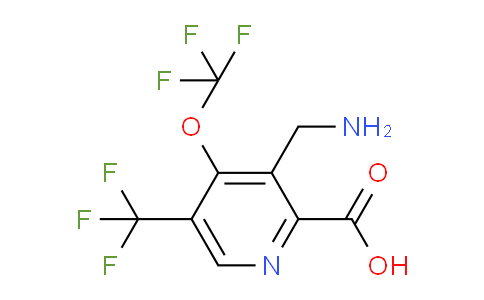 AM145547 | 1805031-48-4 | 3-(Aminomethyl)-4-(trifluoromethoxy)-5-(trifluoromethyl)pyridine-2-carboxylic acid