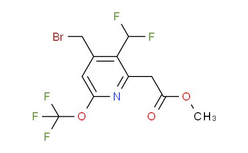 AM145548 | 1805228-87-8 | Methyl 4-(bromomethyl)-3-(difluoromethyl)-6-(trifluoromethoxy)pyridine-2-acetate