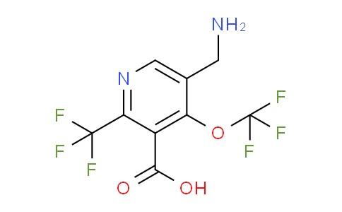AM145550 | 1805296-83-6 | 5-(Aminomethyl)-4-(trifluoromethoxy)-2-(trifluoromethyl)pyridine-3-carboxylic acid
