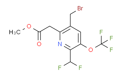 AM145551 | 1804625-91-9 | Methyl 5-(bromomethyl)-2-(difluoromethyl)-3-(trifluoromethoxy)pyridine-6-acetate