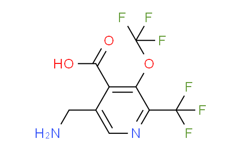 AM145555 | 1806058-65-0 | 5-(Aminomethyl)-3-(trifluoromethoxy)-2-(trifluoromethyl)pyridine-4-carboxylic acid