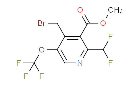 AM145557 | 1805310-12-6 | Methyl 4-(bromomethyl)-2-(difluoromethyl)-5-(trifluoromethoxy)pyridine-3-carboxylate