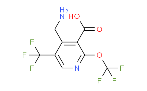 AM145558 | 1806167-91-8 | 4-(Aminomethyl)-2-(trifluoromethoxy)-5-(trifluoromethyl)pyridine-3-carboxylic acid