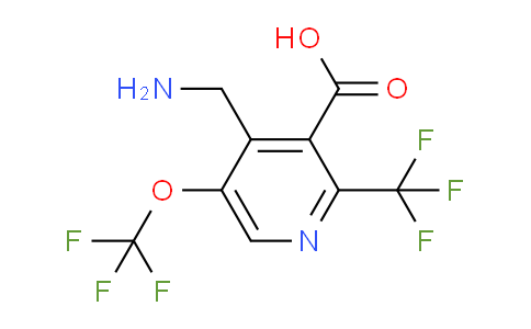 AM145561 | 1806058-70-7 | 4-(Aminomethyl)-5-(trifluoromethoxy)-2-(trifluoromethyl)pyridine-3-carboxylic acid