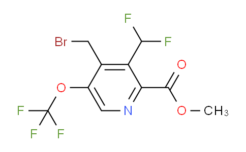 AM145566 | 1805310-20-6 | Methyl 4-(bromomethyl)-3-(difluoromethyl)-5-(trifluoromethoxy)pyridine-2-carboxylate