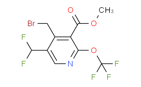 AM145568 | 1804668-42-5 | Methyl 4-(bromomethyl)-5-(difluoromethyl)-2-(trifluoromethoxy)pyridine-3-carboxylate
