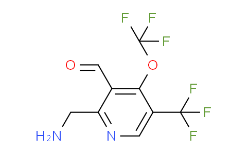 AM145590 | 1806164-60-2 | 2-(Aminomethyl)-4-(trifluoromethoxy)-5-(trifluoromethyl)pyridine-3-carboxaldehyde