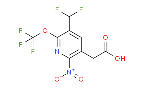 AM145591 | 1805299-85-7 | 3-(Difluoromethyl)-6-nitro-2-(trifluoromethoxy)pyridine-5-acetic acid