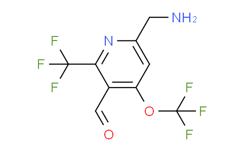 AM145593 | 1806167-42-9 | 6-(Aminomethyl)-4-(trifluoromethoxy)-2-(trifluoromethyl)pyridine-3-carboxaldehyde