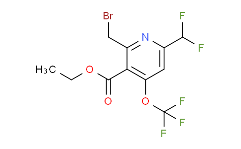 AM145595 | 1804668-56-1 | Ethyl 2-(bromomethyl)-6-(difluoromethyl)-4-(trifluoromethoxy)pyridine-3-carboxylate
