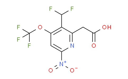 AM145599 | 1805299-98-2 | 3-(Difluoromethyl)-6-nitro-4-(trifluoromethoxy)pyridine-2-acetic acid