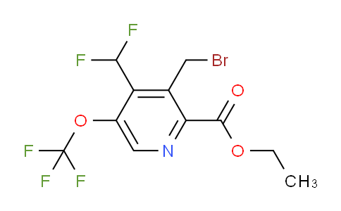 AM145604 | 1804668-64-1 | Ethyl 3-(bromomethyl)-4-(difluoromethyl)-5-(trifluoromethoxy)pyridine-2-carboxylate