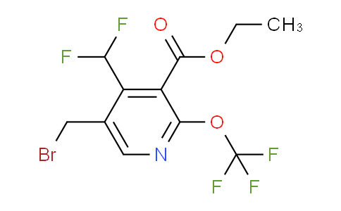 AM145605 | 1805310-43-3 | Ethyl 5-(bromomethyl)-4-(difluoromethyl)-2-(trifluoromethoxy)pyridine-3-carboxylate