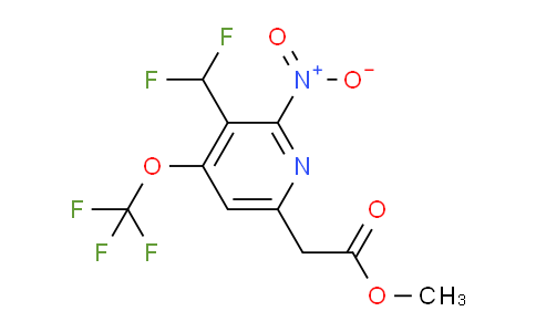 AM145607 | 1806756-97-7 | Methyl 3-(difluoromethyl)-2-nitro-4-(trifluoromethoxy)pyridine-6-acetate