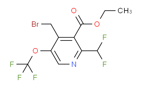 AM145612 | 1805023-97-5 | Ethyl 4-(bromomethyl)-2-(difluoromethyl)-5-(trifluoromethoxy)pyridine-3-carboxylate
