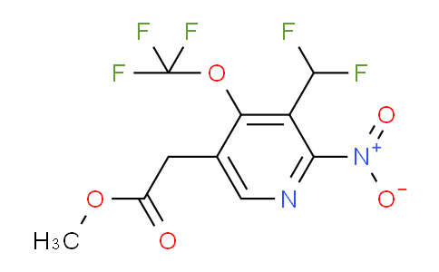 AM145615 | 1804849-55-5 | Methyl 3-(difluoromethyl)-2-nitro-4-(trifluoromethoxy)pyridine-5-acetate