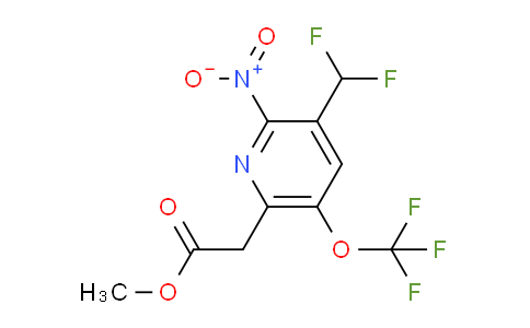 AM145617 | 1804709-50-9 | Methyl 3-(difluoromethyl)-2-nitro-5-(trifluoromethoxy)pyridine-6-acetate