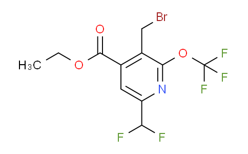 AM145624 | 1804668-76-5 | Ethyl 3-(bromomethyl)-6-(difluoromethyl)-2-(trifluoromethoxy)pyridine-4-carboxylate