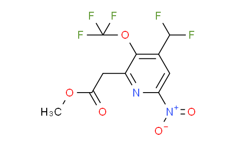 AM145628 | 1806757-30-1 | Methyl 4-(difluoromethyl)-6-nitro-3-(trifluoromethoxy)pyridine-2-acetate