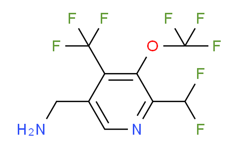 AM145630 | 1805293-73-5 | 5-(Aminomethyl)-2-(difluoromethyl)-3-(trifluoromethoxy)-4-(trifluoromethyl)pyridine