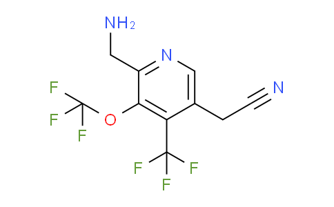 AM145635 | 1805293-31-5 | 2-(Aminomethyl)-3-(trifluoromethoxy)-4-(trifluoromethyl)pyridine-5-acetonitrile