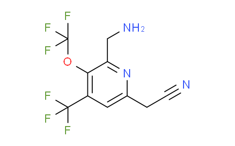 AM145637 | 1806759-23-8 | 2-(Aminomethyl)-3-(trifluoromethoxy)-4-(trifluoromethyl)pyridine-6-acetonitrile