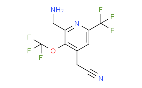 AM145639 | 1805083-90-2 | 2-(Aminomethyl)-3-(trifluoromethoxy)-6-(trifluoromethyl)pyridine-4-acetonitrile