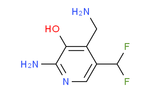 2-Amino-4-(aminomethyl)-5-(difluoromethyl)-3-hydroxypyridine