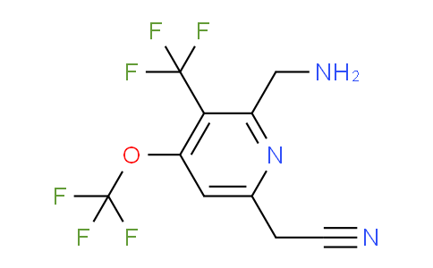 AM145641 | 1806776-77-1 | 2-(Aminomethyl)-4-(trifluoromethoxy)-3-(trifluoromethyl)pyridine-6-acetonitrile