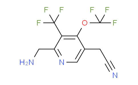 AM145642 | 1806064-98-1 | 2-(Aminomethyl)-4-(trifluoromethoxy)-3-(trifluoromethyl)pyridine-5-acetonitrile