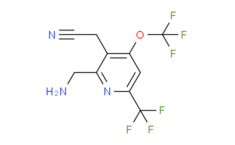 AM145644 | 1805293-81-5 | 2-(Aminomethyl)-4-(trifluoromethoxy)-6-(trifluoromethyl)pyridine-3-acetonitrile