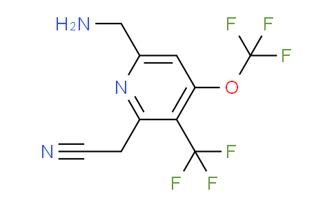 AM145646 | 1806759-29-4 | 6-(Aminomethyl)-4-(trifluoromethoxy)-3-(trifluoromethyl)pyridine-2-acetonitrile