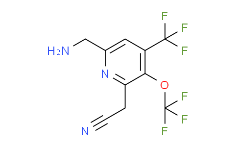 AM145652 | 1805084-00-7 | 6-(Aminomethyl)-3-(trifluoromethoxy)-4-(trifluoromethyl)pyridine-2-acetonitrile