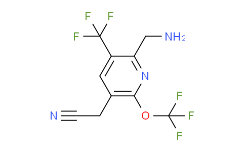 AM145653 | 1804709-84-9 | 2-(Aminomethyl)-6-(trifluoromethoxy)-3-(trifluoromethyl)pyridine-5-acetonitrile