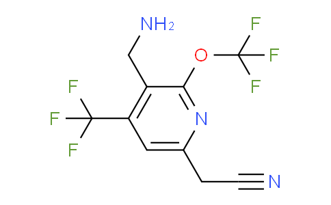 AM145655 | 1805301-82-9 | 3-(Aminomethyl)-2-(trifluoromethoxy)-4-(trifluoromethyl)pyridine-6-acetonitrile