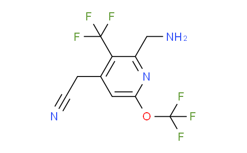 AM145657 | 1805293-47-3 | 2-(Aminomethyl)-6-(trifluoromethoxy)-3-(trifluoromethyl)pyridine-4-acetonitrile